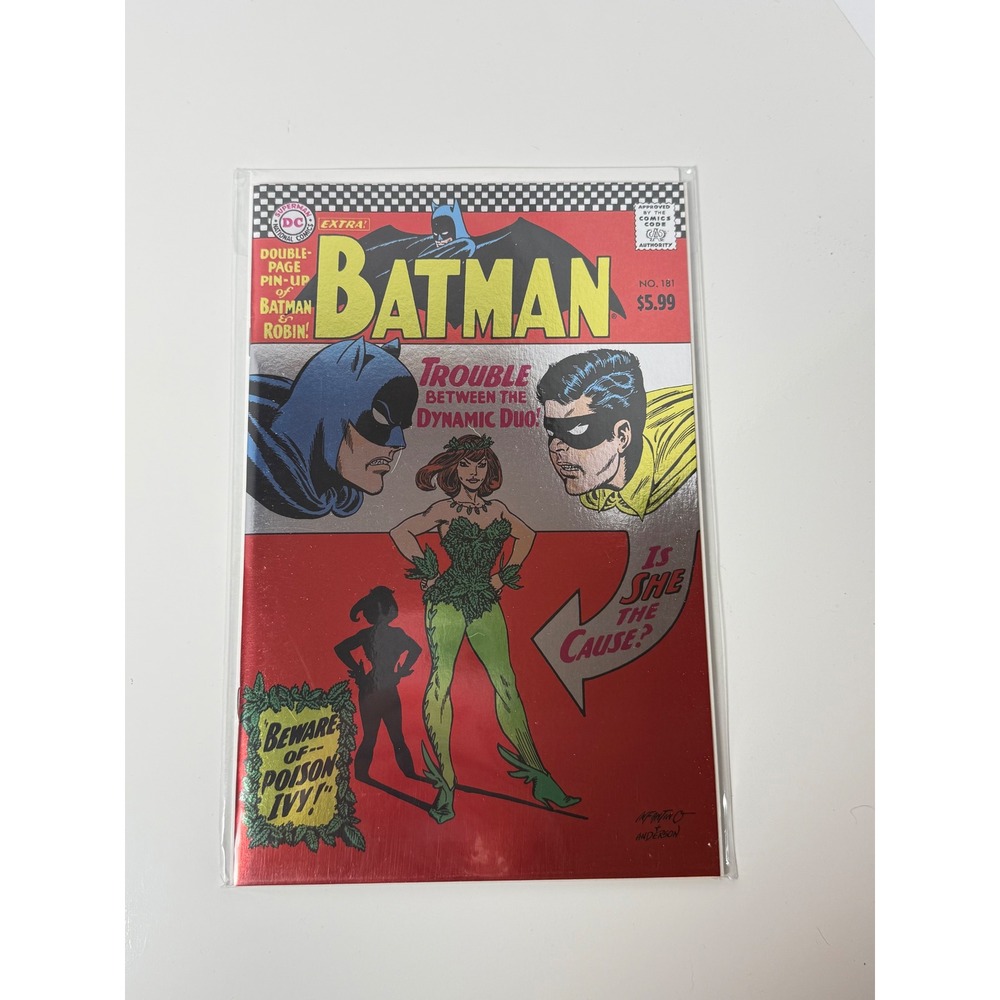 Batman No. 181 DC Comics Facsimile Edition First Poison Ivy  Reprint 2023 Foil‎